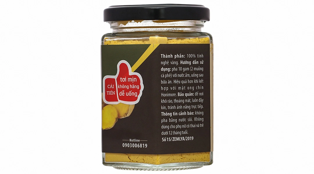 Tinh nghệ vàng Honimore lọ 130g - 3